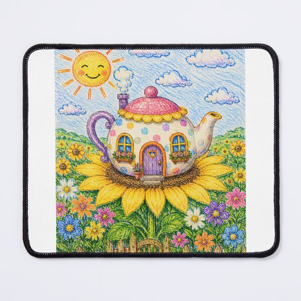 Item preview, Cute Teapot House designed and sold by AdolfoGonzales.