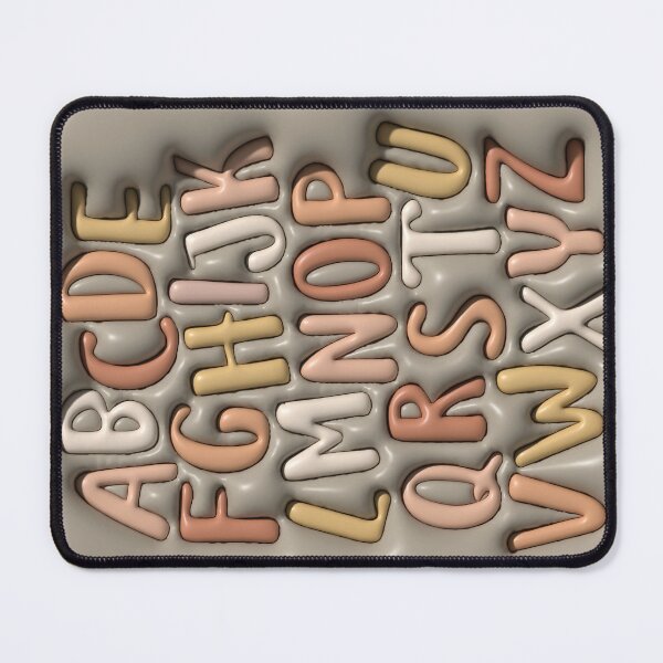 Item preview, Nursery Alphabet A to Z in Muted Boho Tones designed and sold by AniDragonfly.