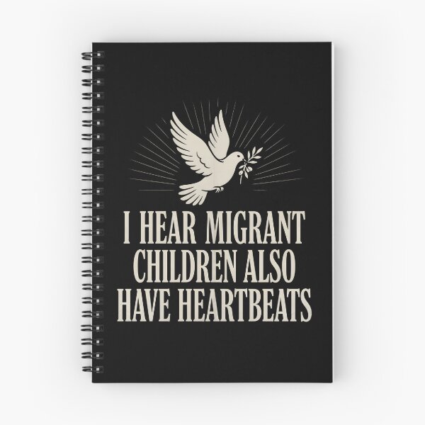 Item preview, I Hear Migrant Children Also Have Heartbeats Compassion Awareness Statement designed and sold by Redgiant87x.