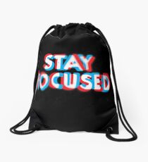 Stay Focused Drawstring Bag