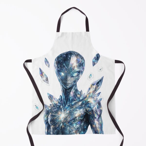 Aperçu de l'œuvre Crystal Alien Prism Portrait créée et vendue par Ruamid.