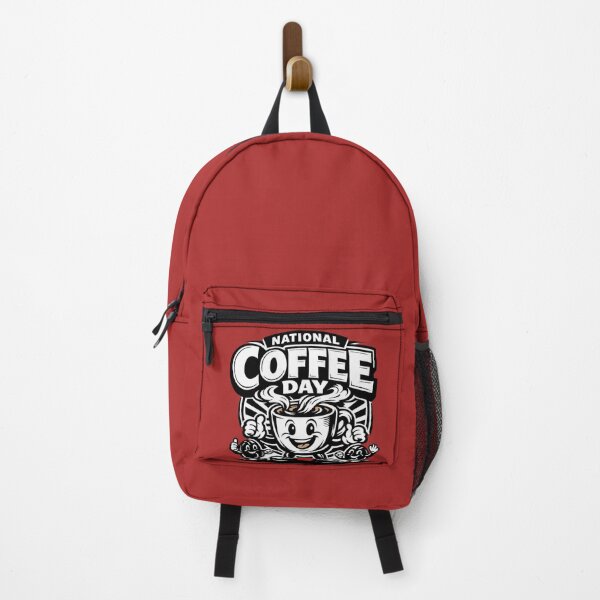 Item preview, National Coffee Day Vintage Cartoon Happy Mug  designed and sold by irfanshikh.