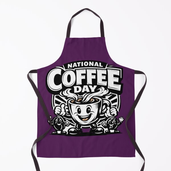 Item preview, National Coffee Day Vintage Cartoon Happy Mug designed and sold by irfanshikh.