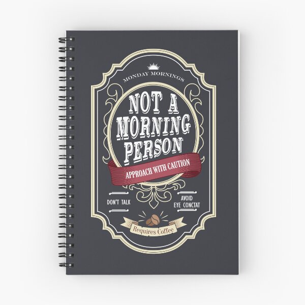 Item preview, Not a Morning Person designed and sold by TykeScribble.