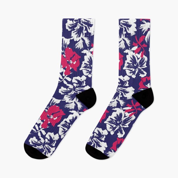 Item preview, Pink Floral Painterly Pattern Pink Navy Art designed and sold by Zaya_art.
