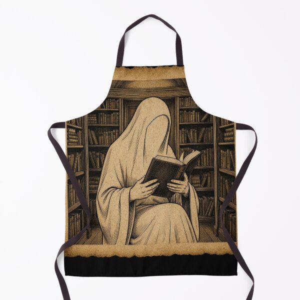 Item preview, Faceless Ghost Reading a Book Dark Academia Vintage Aesthetic designed and sold by thoughtswear.