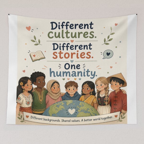 Item preview, Different cultures. Different stories. One humanity. designed and sold by HarTee.