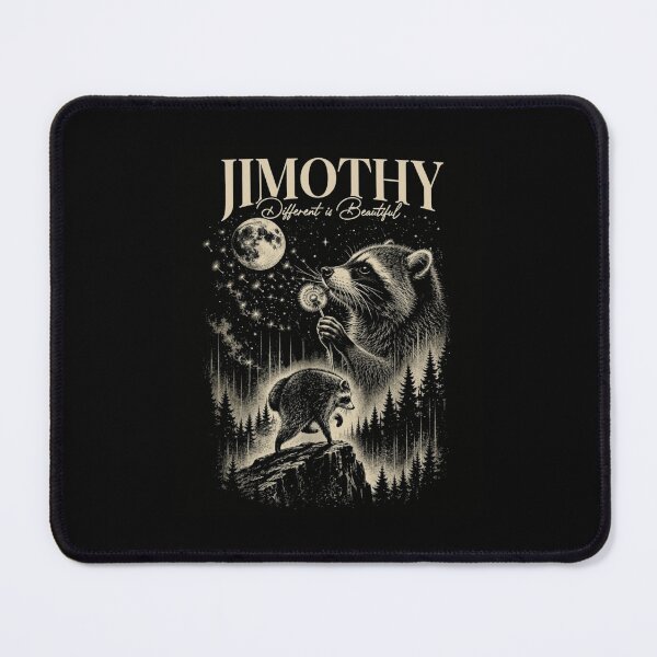 Item preview, Vintage Jimothy the Raccoon Different Is Beautiful Celestial Forest Art designed and sold by haitrieuic96.