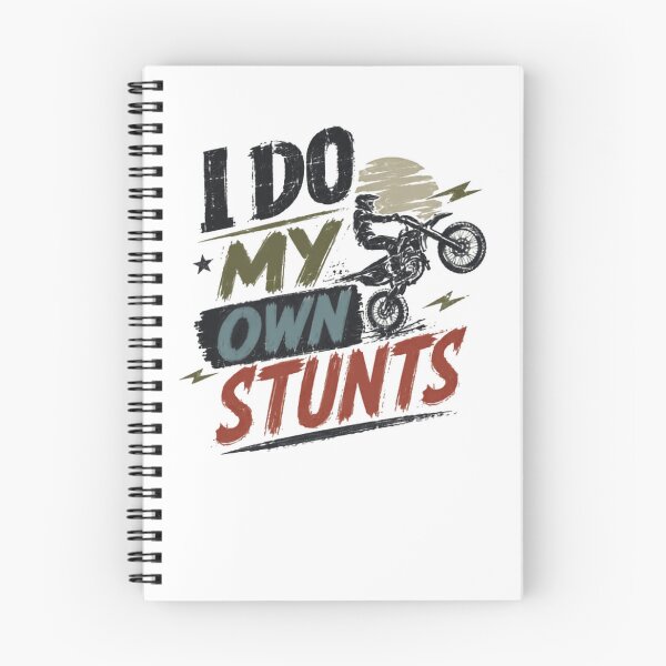 Item preview, I Do My Own Stunts Motocross Rider Dirt Bike Enthusiast designed and sold by RetroMini2026.