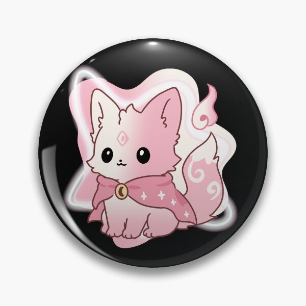 Item preview, cute pink cat of magic designed and sold by Herban-shop.
