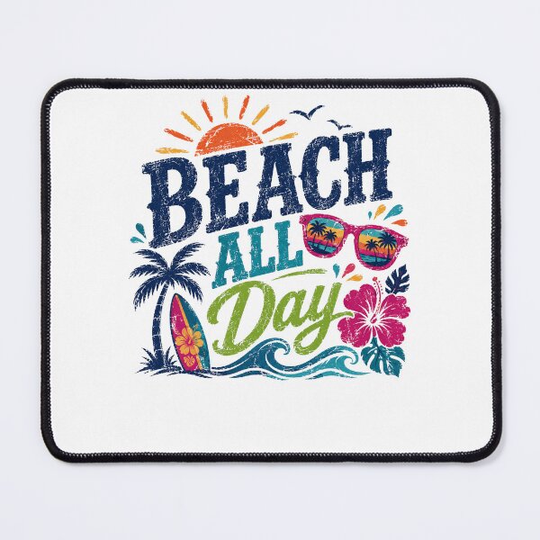 Item preview, Beach All Day Summer Vacation Tropical Ocean Lover designed and sold by RetroMini2026.