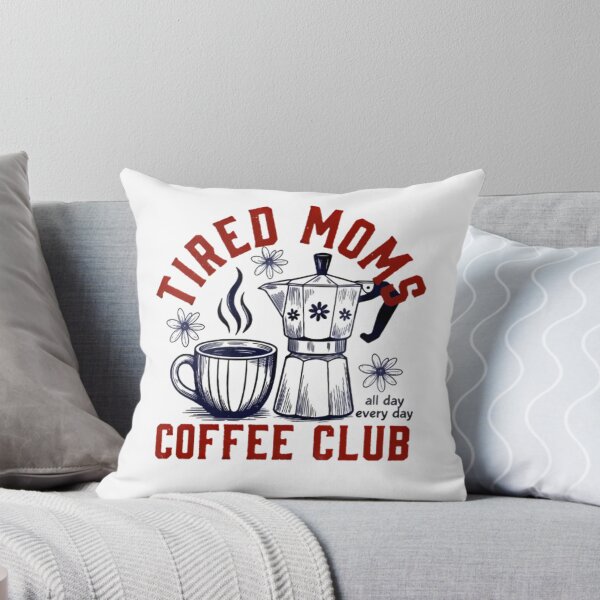 Item preview, Ilustración del Club de Café para Mamás Cansadas designed and sold by Linework Studio.