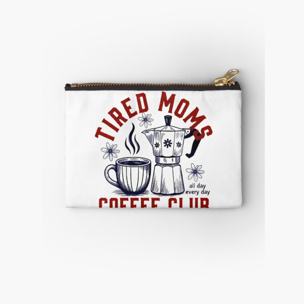 Item preview, Tired Moms Coffee Club Illustration designed and sold by Linework Studio.