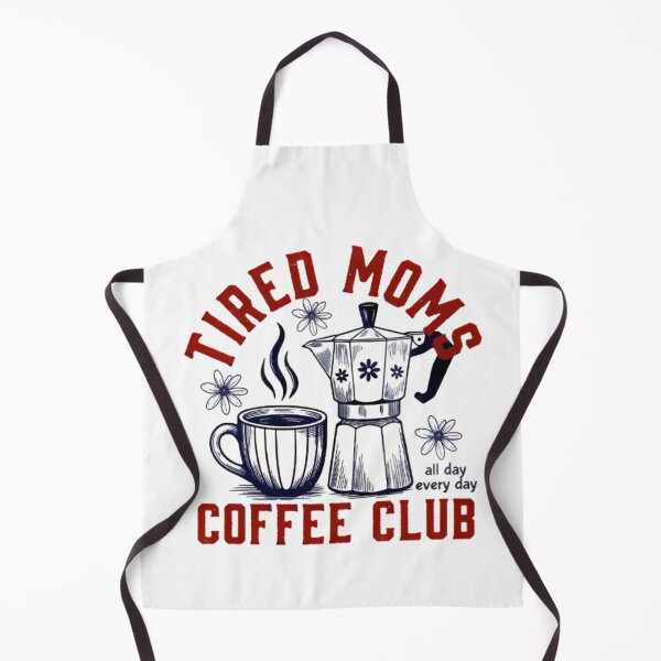 Item preview, Ilustración del Club de Café para Mamás Cansadas designed and sold by Linework Studio.