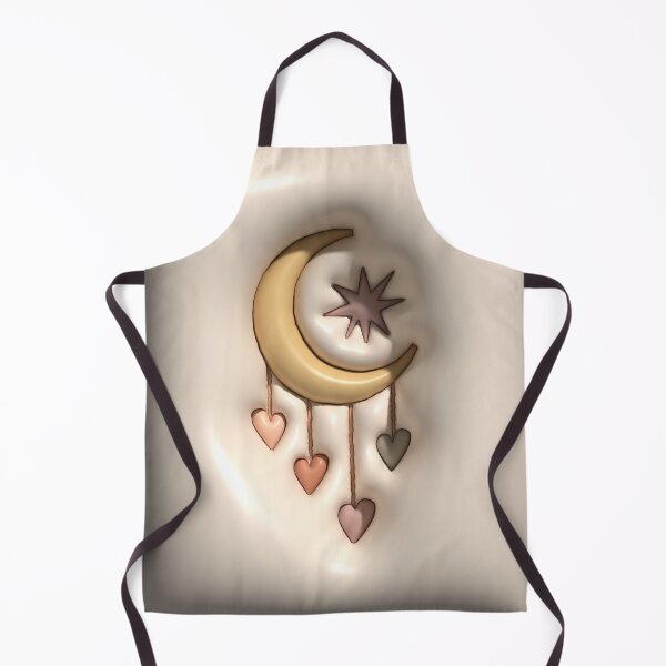 Item preview, Boho Moon with Stars and Hearts for the Nursery designed and sold by AniDragonfly.