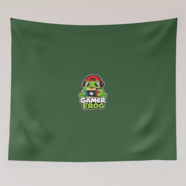 Item preview, Gamer Frog | Cute Retro Gaming T-Shirt & Sticker Design designed and sold by Aliplus+.