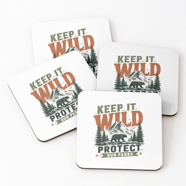 Item preview, Keep It Wild Protect Our Parks National Park Wildlife Conservation Nature Lover designed and sold by RetroMini2026.