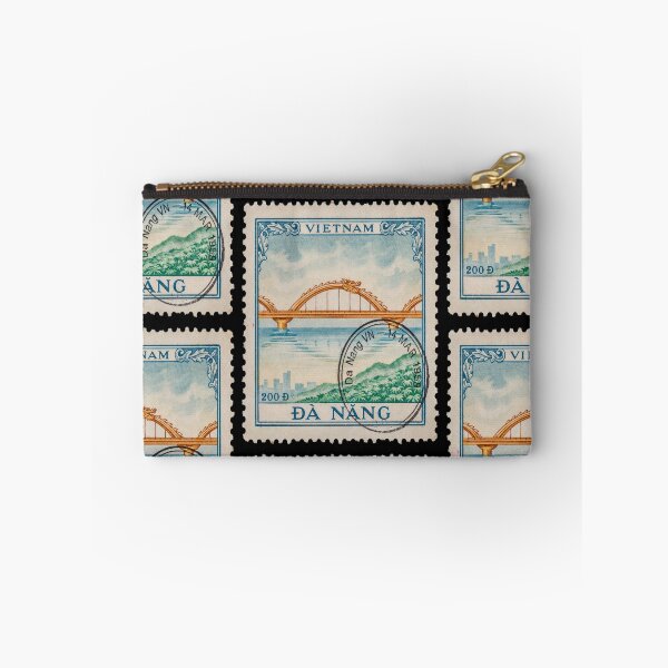 Item preview, Da Nang Vietnam Dragon Bridge Peninsula Stamp Sticker designed and sold by stickercuffs.