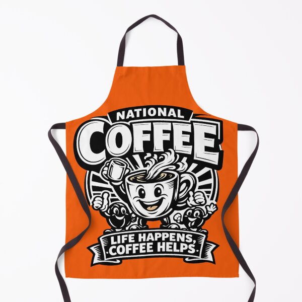 Item preview, Life Happens Coffee Helps National Coffee Day Character designed and sold by irfanshikh.