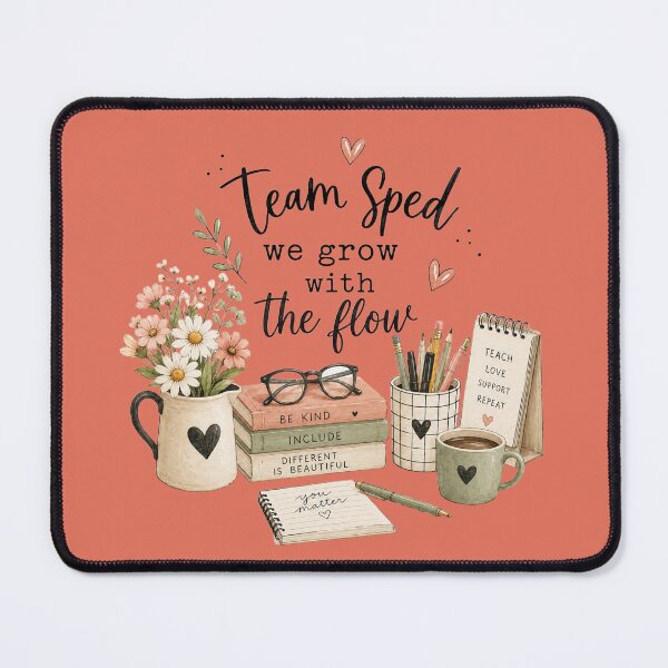 Item preview, Special Education Teacher Classroom Desk Illustration designed and sold by bosamji.