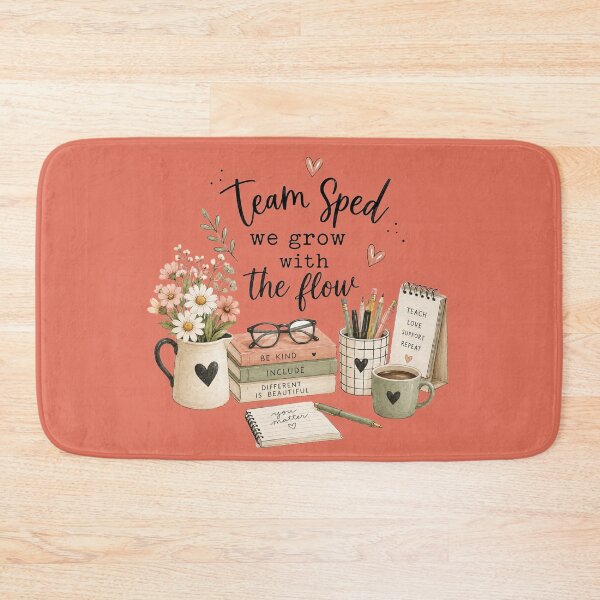 Item preview, Special Education Teacher Classroom Desk Illustration designed and sold by bosamji.