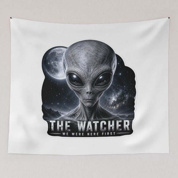 Item preview, The Watcher Alien Portrait designed and sold by Ruamid.