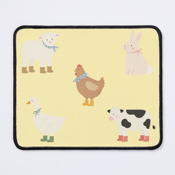 Item preview, Cottagecore Farm Animals Nursery Room Illustration designed and sold by bosamji.