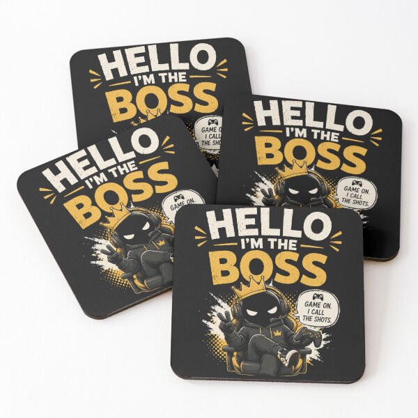 Item preview, Hello I’m The Boss Gamer Version – Gaming Quote Tee, Esports Hoodie Gamer Shirt, Online Gaming Graphic Tee designed and sold by Artimax-Studio.
