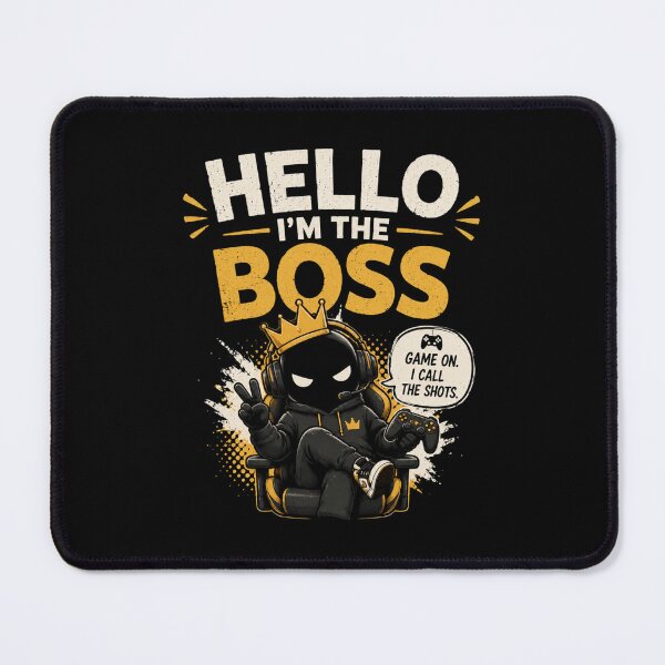 Item preview, Hello I’m The Boss Gamer Version – Gaming Quote Tee, Esports Hoodie Gamer Shirt, Online Gaming Graphic Tee designed and sold by Artimax-Studio.