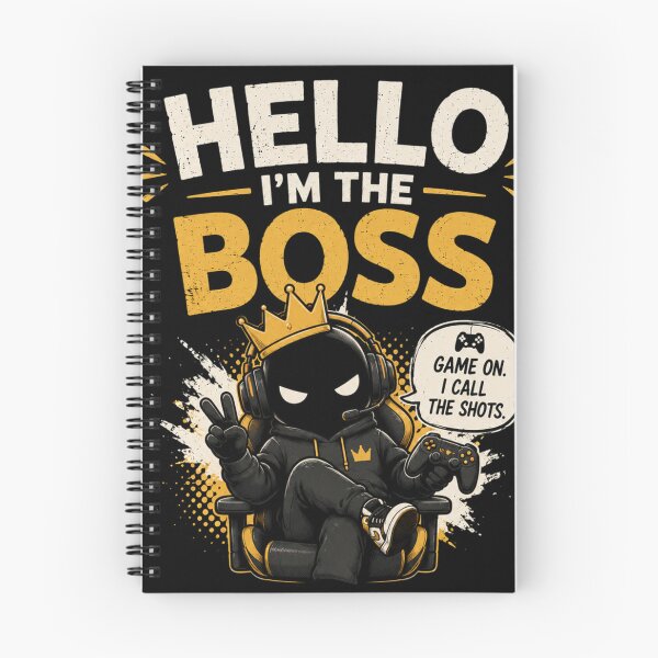Item preview, Hello I’m The Boss Gamer Version – Gaming Quote Tee, Esports Hoodie Gamer Shirt, Online Gaming Graphic Tee designed and sold by Artimax-Studio.
