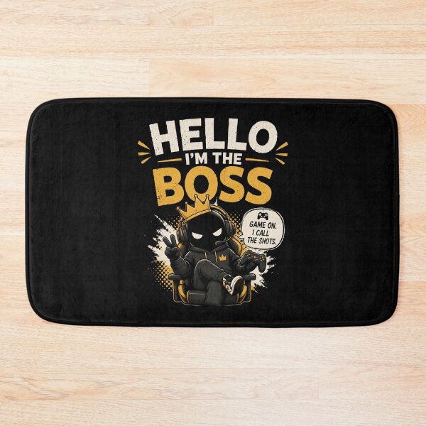 Item preview, Hello I’m The Boss Gamer Version – Gaming Quote Tee, Esports Hoodie Gamer Shirt, Online Gaming Graphic Tee designed and sold by Artimax-Studio.