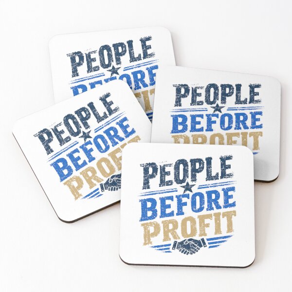 Item preview, People Before Profit Social Justice Activist Human Rights Advocate designed and sold by RetroMini2026.