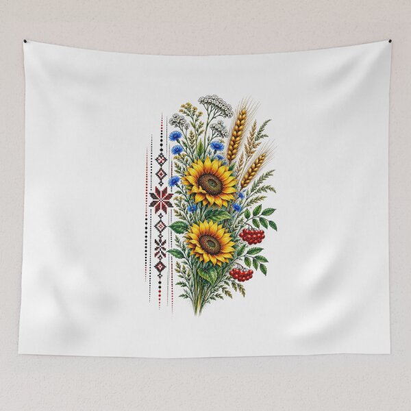 Item preview, Rustic Wildflower Folk Art designed and sold by PetalGarden.