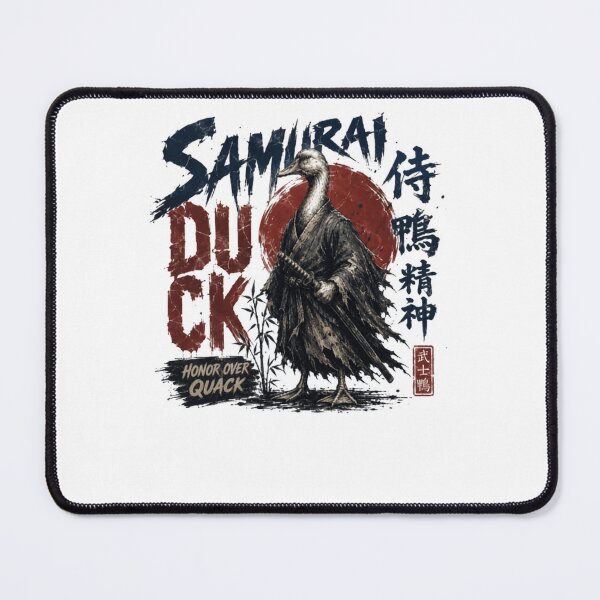 Item preview, Samurai Duck Honor Over Quack Japanese Warrior Bushido Animal Waterfowl designed and sold by RetroMini2026.