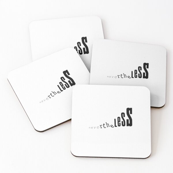 Item preview,  Nevertheless Minimalist Typography Thin to Bold Statement Art designed and sold by ByKayaPrints.