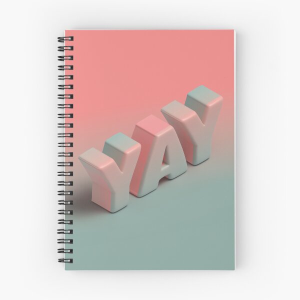 Item preview, YAY 3D Typography in Pastel Pink and Mint designed and sold by AniDragonfly.