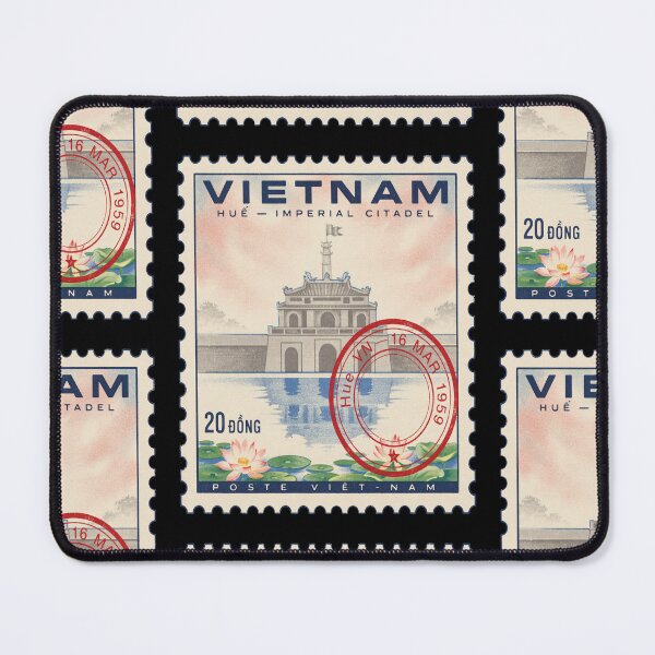 Item preview, Hue Vietnam Imperial Citadel Perfume River Stamp Sticker designed and sold by stickercuffs.