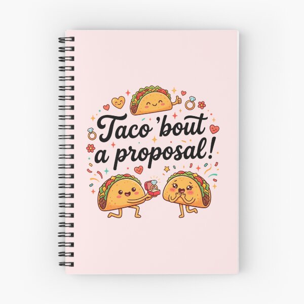 Item preview, Taco Bout A Proposal Cute Funny Engagement Ring Puns designed and sold by MarJul.