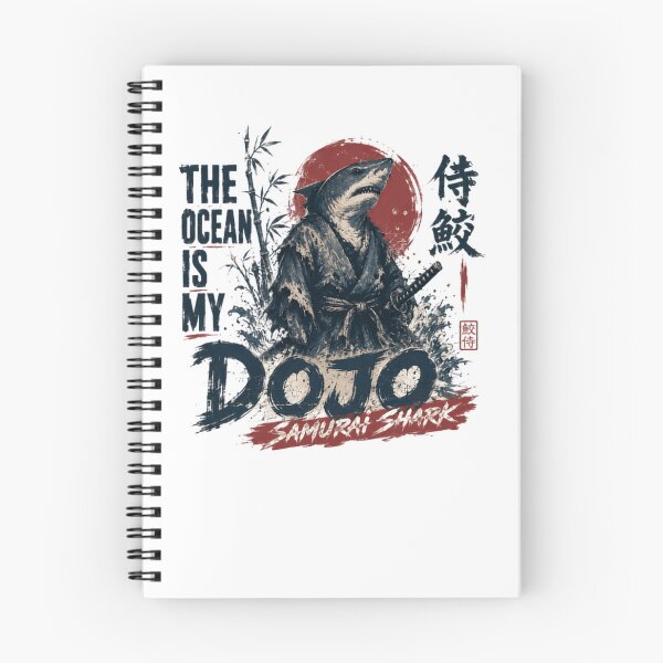 Item preview, The Ocean Is My Dojo Samurai Shark Japanese Warrior Martial Arts Ocean Life designed and sold by RetroMini2026.