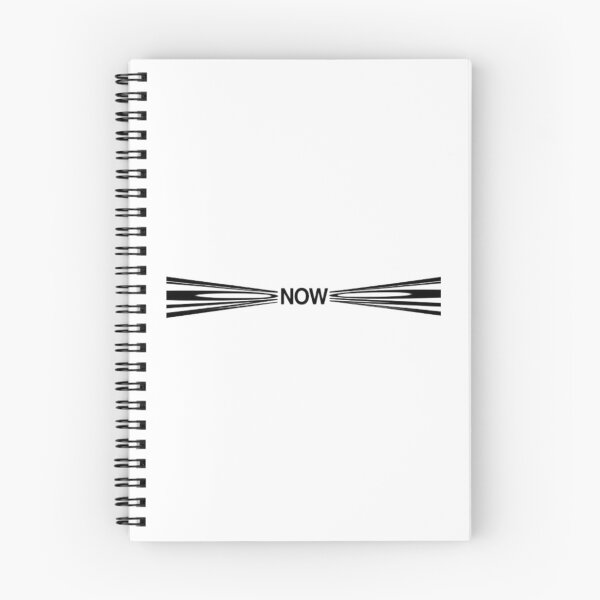 Item preview,  Now Minimalist Typography Illusion Speed Lines Slogan Art designed and sold by ByKayaPrints.