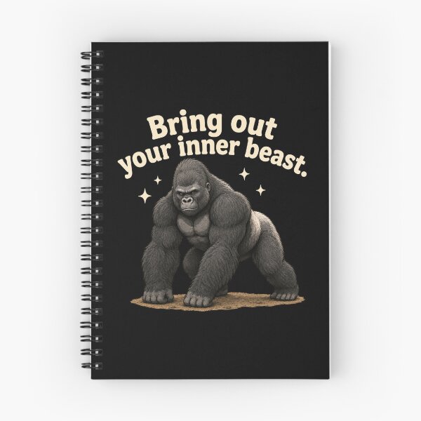 Item preview, Bring Out Your Inner Beast Gorilla Gym T-Shirt | Motivational Fitness Design designed and sold by HumbleAthlete.