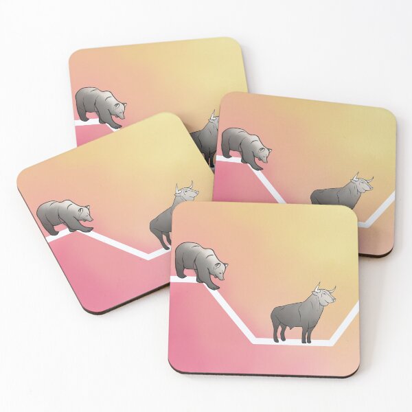 Item preview, Bull and bear designed and sold by SB_Kunst.