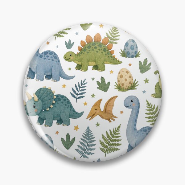 Item preview, Dinosaur Adventure Pattern designed and sold by FreshPixelArt.