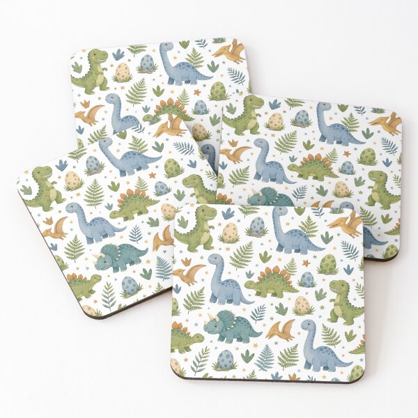 Item preview, Dinosaur Adventure Pattern designed and sold by FreshPixelArt.