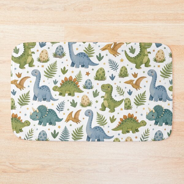 Item preview, Dinosaur Adventure Pattern designed and sold by FreshPixelArt.