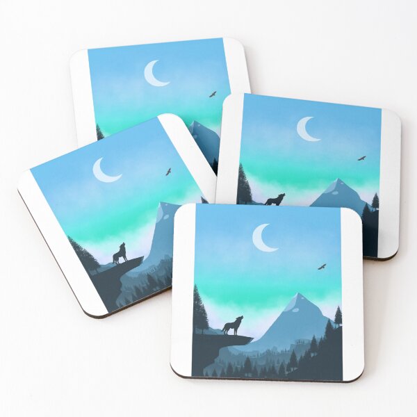 Item preview, Wolf Howl Night designed and sold by HarperWilsonDes.