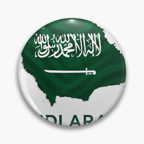 Item preview, Saudi Arabia Map with National Flag Design designed and sold by ali prints.
