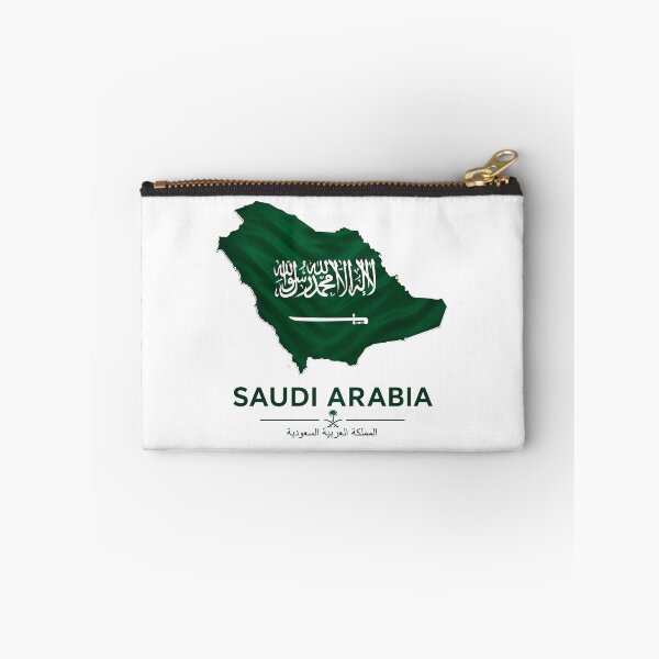 Item preview, Saudi Arabia Map with National Flag Design designed and sold by ali prints.