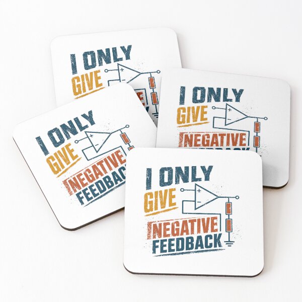 Item preview, I Only Give Negative Feedback Electrical Engineer Electronics Science designed and sold by RetroMini2026.