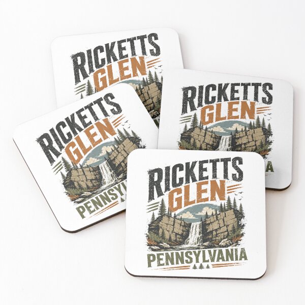 Item preview, Ricketts Glen Pennsylvania State Park Hiking Outdoors Waterfall designed and sold by RetroMini2026.
